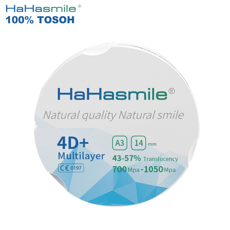 Многослойные циркониевые блоки 4D Plus толщиной 95 мм, 100 % TOSOH