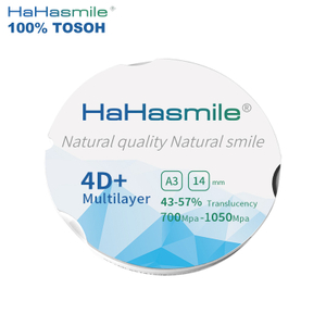 Многослойные циркониевые блоки 4D Plus толщиной 95 мм, 100 % TOSOH