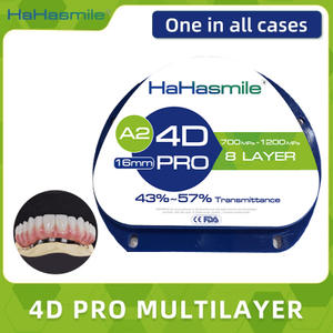 Blocco di zirconio multistrato 4D Pro da 71 mm