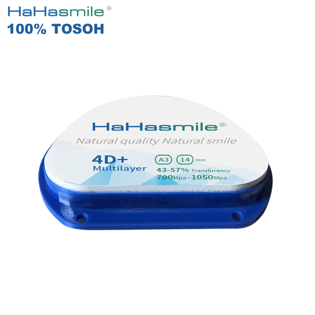 Blocs de zircone multicouches 4D Plus de 71 mm, 100 % TOSOH